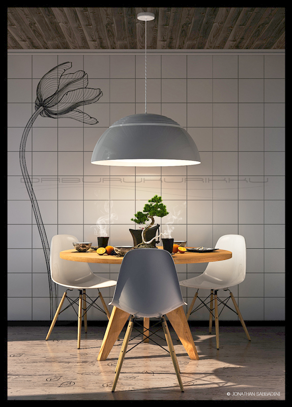 Orange and Tea, breakfast for three.