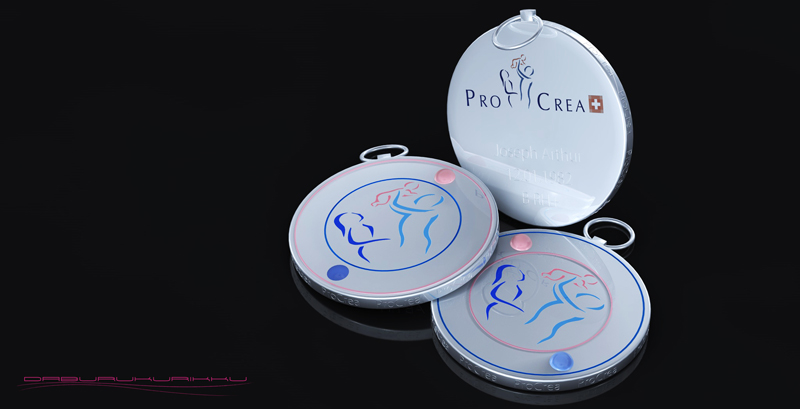 design ciondolo procrea 3d