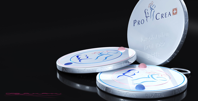 design ciondolo procrea 3d